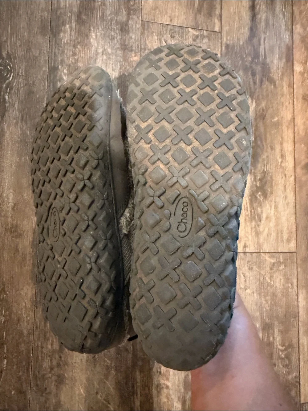 Chaco Kids Taupe Sherpa Strap Boots